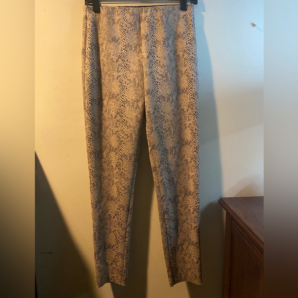 Zara Snakeskin Pants